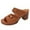 Brown, variant on Daznico Women's Sandal - Women Summer Solid On Casual Open Toe Square Heels Comfortable Beach Shoes Sandals Slippers,Size 6.5