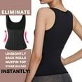 thumbnail image 2 of MISS MOLY Sweat Vest Waist Trainer Girdle Workout Sauna Tank Top Vest for Women Weight Loss Exercise, Double Tummy Slimmer, 2 of 6