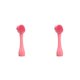 thumbnail image 4 of Seitruly 2021 nuevo cepillo de masaje facial de silicona portátil exfoliante nariz limpia herramienta de cepillo de eliminación de espinillas Rosado 1 cabeza 2piezas Seitruly CBP042368, 4 of 6