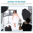 thumbnail image 3 of Neewer Clamshell Light Reflector Diffuser with Carrying Bag, 66&acirc;&Atilde;24&acirc;/155x61cm Photography Curved Lighting R, 3 of 8