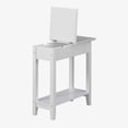 thumbnail image 4 of Pemberly Row Flip-Top End Table with Charging Station in White Wood Finish, 4 of 9