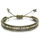 thumbnail image 1 of Xiao Hua Pulsera para mujer, hecha a mano, estilo bohemio, con capas de piedra natural, pulseras apilables con cuentas, regalos de moda, talla M, 1 of 5