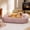 Pink, variant on Heated Pet Bed for Cats and Small Medium Dogs, Machine Washable Cover, Soft Plush Kennel Pad & Sofa Mat for Indoor Use in Cold Weather