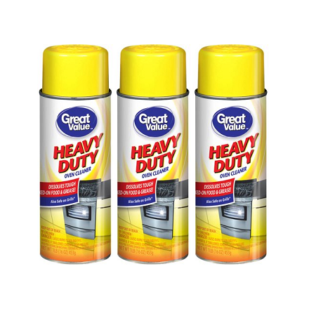 (3 pack) Great Value Heavy Duty Oven Cleaner, 16