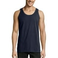 thumbnail image 1 of Hanes Mens ComfortWash Garment Dyed Sleeveless Tank Top, S, Navy, 1 of 3