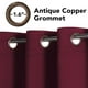 thumbnail image 4 of Cortinas H.VERSAILTEX Christmas Blackout 132 x 114 cm, color burdeos, 4 of 8