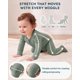 thumbnail image 4 of Pijamas Yoofoss 6‑9 meses de bambú 3 piezas con cremallera, 4 of 8