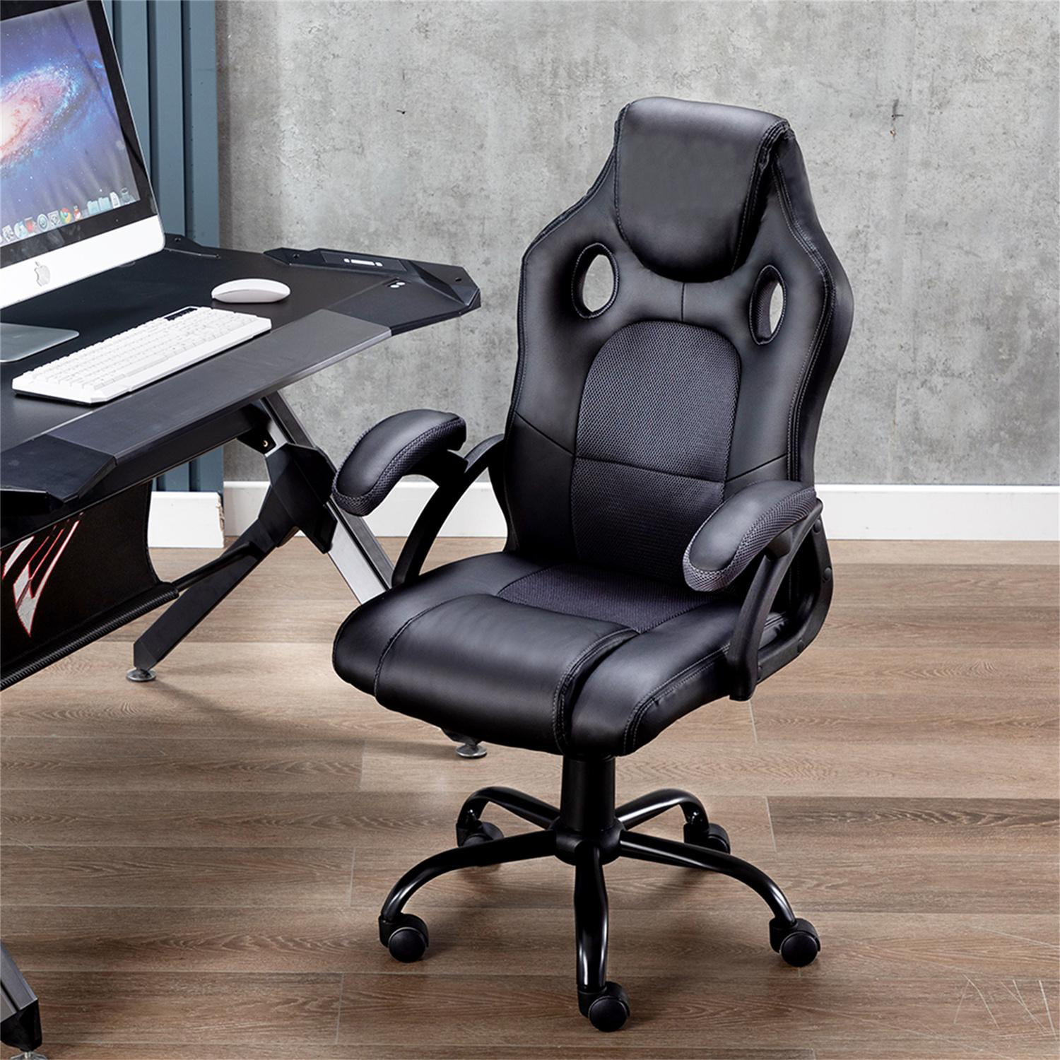 Executive Racing Gaming Computer Office Chair Adjustable Swivel Recline 5 Cols 