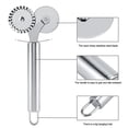 thumbnail image 2 of Stainless Steel Pizza Wheel Cutter Kitchen Wheel Safety Cake Knife, 2 of 4
