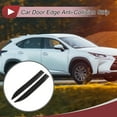 thumbnail image 2 of Unique Bargains 1 Set Car Door Edge Anti-Collision Strip Adjustable Rearview Mirror Door Bumper Protection Black Carbon Fiber, 2 of 8