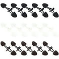 thumbnail image 1 of BRIGHTFUFU 15Ud Hebillas Para Abrigo Negro En Cuero PU Con Vintage Resistente, 1 of 8