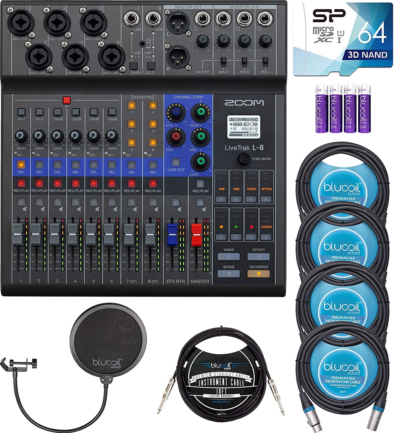 卸売 ZOOM ZOOM LiveTrak L-8の便利さは驚異的。録音、ミックス