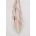 thumbnail image 3 of Rizzy Home  Chevron Stripe Hand Loomed Cotton Throw Blush/Natural, 3 of 5