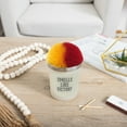 thumbnail image 2 of Victory - Red & Yellow - 5.5 oz - 100% Soy Wax Candle with Pom Pom Lid Scent: Tranquility, 2 of 7