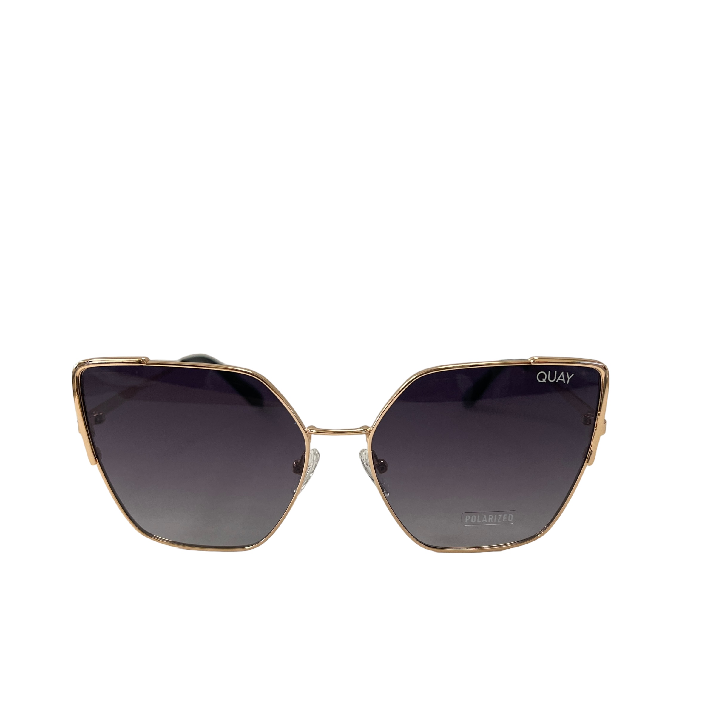Quay Sunglasses Womens Gold Cat Eye Oversized Gradient Polarized 60-16-145 Quay Australia Srsly Oversized Cat Eye | Mercari main image 4