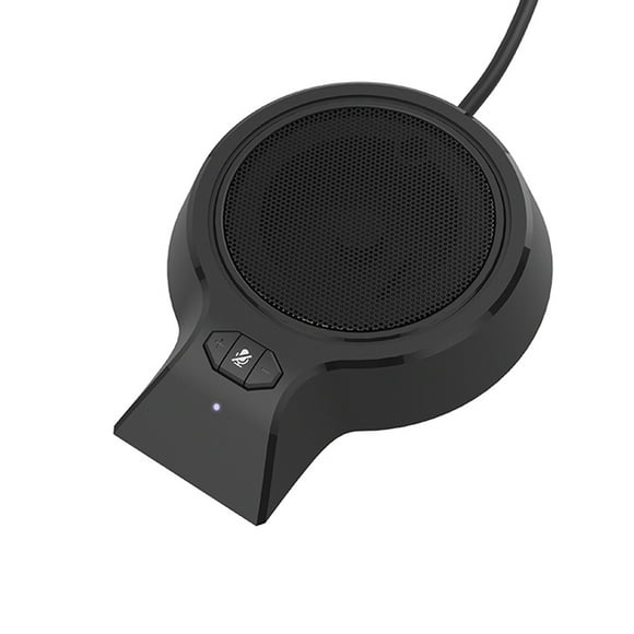Amdohai USB Conference Microphone 360° Omnidirectional PC Microphones USB Plug-and-Play Video Meeting Gaming Chatting Microphone