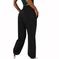 thumbnail image 4 of Black*Friday ChaoHeng Women Pants on under $5 Women's Relaxed Fit Elastic Waist Pocket Casual Long Pants, 4 of 7
