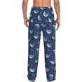 thumbnail image 3 of Balery Cartoon Sharks2 print Men's Pajama Pants,Ultra Lightweight Pjs,Lounge Pant-X-Large, 3 of 9