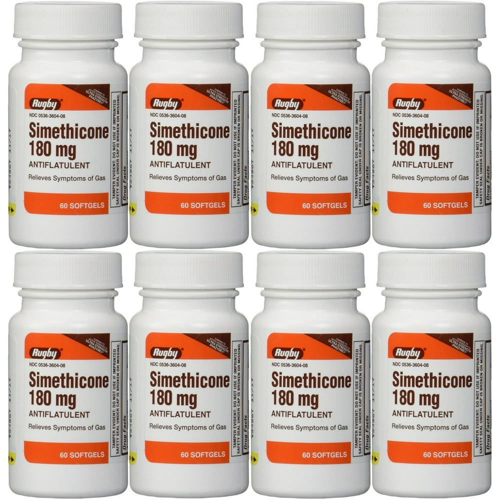 Simethicone 180 mg Generic for Phazyme Ultra Strength AntiGas 60