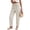 White, variant on SBYOJLPB Women Denim Pants Drawstring Loose Casual Jogging Jeans Trousers