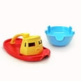 thumbnail image 2 of Green Toys: My First Tugboat - Yellow Top - Fun Floating Bathtime Play Toy, Fill & Pour Water, Recycled Plastic, Kids-Toddlers-Baby Ages 6 Months+, 2 of 9