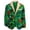 Army Green #36, variant on DORKASM Christmas Blazer for Men Lapel All‑over Christmas Print Jacket Long Sleeve Pine Cone Print Jackets Fall Winter Comfy Ornament Print Coats Navy S