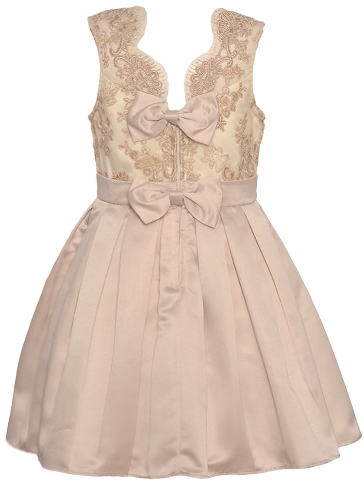 rare editions taupe dress