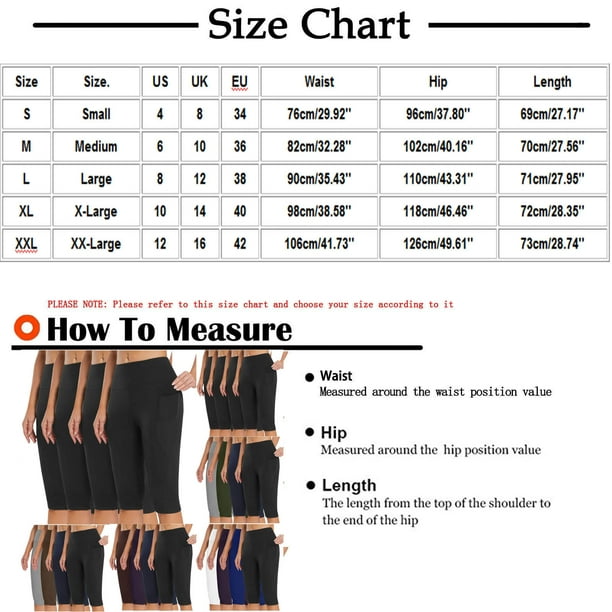 4PC Yoga Pants for Women Capri with Pockets High Waisted 4PC Women's Knee  Length Leggings High Waisted Yoga Workout Exercise Capris For Casual Summer