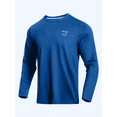 thumbnail image 3 of NORTHYARD Men's and Big Men's Rash Guard with Long Sleeves UPF 50+ Sun Protection Shirts Fishing Outdoor Hiking Swimming Beach Shirt Quick Dry Lightweight Royalblue 3XL, 3 of 8