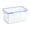 blue, variant on 4-in-1 Produce Saver Containers for Fridge, 6-Piece Set Fruit Storage Box with Removable Colander, Airtight Leak-Proof Lettuce & Berry Keepers, Stackable Vegetable Organizers, BPA-Free