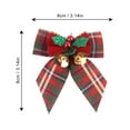 thumbnail image 2 of Christmas Bow Decoration 5 Pieces Suitable for Home Decoration Suitable for Christmas Decoration Wedding Party Bowknot Cute Mini Xmas Bowknot Ornament Tree Bow Ornament, 2 of 9