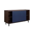 thumbnail image 6 of Duane Sideboard made from Engineered Wood in Dark Brown and Navy Blue, 6 of 25