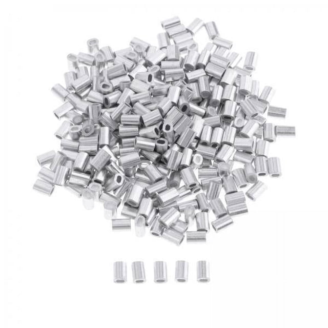 Paquete De 6x100 Manguitos De Engarce De Barril Ovalados De Aluminio 0,8mm/1mm/1,2mm/1,5mm/1,8mm 1,2mm