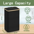 thumbnail image 2 of MIDODO Recycling Bin for Kitchen 26 Gallon, 100L Recycle Bin with Reusable Inner Bag for Bottle Can Glass Waste Plastice, 2 of 8