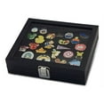 thumbnail image 3 of Pin Collector's Compact Display Case by Hobbymaster -- for Collectible Pins (Red), 3 of 4