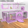 thumbnail image 3 of Corral Bebe Gimnasio De Juegos Porterías Y Tablero Infantil, 3 of 6