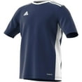 thumbnail image 1 of adidas Boys' Standard Entrada 18 Jersey, Dark Blue/White, X-Large, 1 of 1