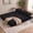 BLACK, variant on JUIKURY Folding Mattress, 3-in-1 Convertible Sofa Bed Floor Couch Sleeper Chair, Grey
