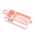 thumbnail image 1 of pdqouc Faucet Rack Household Kitchen Punch-free Rag Sponge Brush Rack Sink Storage Rack Stackable Vegetable Sinks Wash Drain Basket for Kitchen, 1 of 6