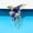 Blue, variant on Fashion Crystal Phoenix Bird Brooches Pin For Women Banquet Party Jewelry Gifts-Blue