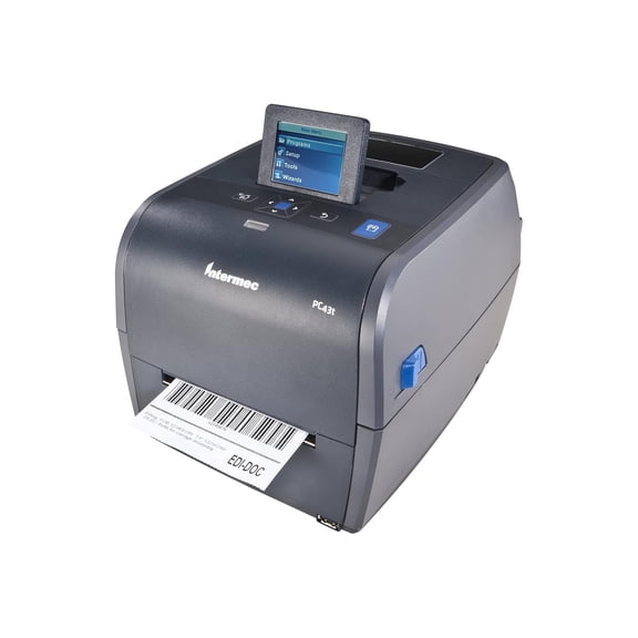 Restored Intermec PC43T Desktop Thermal Transfer & Direct Thermal Printer  4 Label Printer, 203 DPI, LCD Display, USB Connectivity, P/N: PC43TB00100201 (Refurbished)