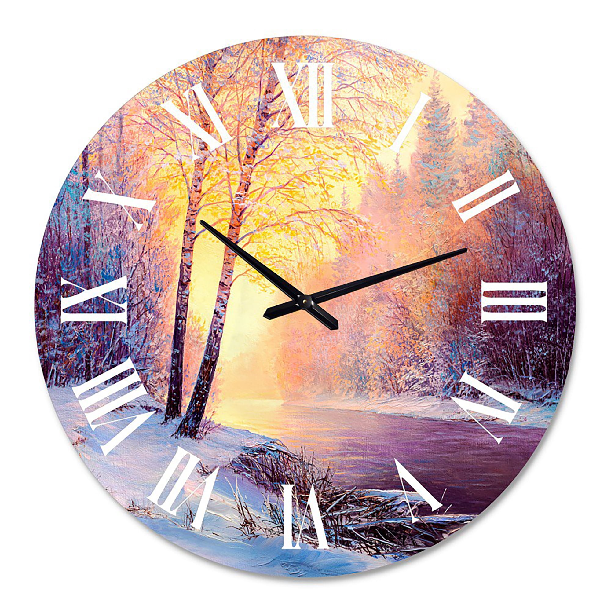 Designart 1 in Quartz Wall Clock