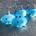 thumbnail image 5 of LED Fish-Shaped String Lights - Enamel Design, Battery-Powered, Warm White - for Christmas/Party/Garden Decor, Indoor/Outdoor Use, 5 of 6