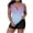 Light Blue, variant on FAWUUDO Women's Plus Size Swimsuit Two Piece Tankini Swim Suits Print Ruched Bathing Suits Tummy Control Swimwear Beach