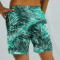 thumbnail image 5 of lcziwo Board Shorts for Men Swim Quick Dry Hawaiian Floral Print Beach Shorts Casual 2025 Shorts Drawstring Elastic Waist Shorts with Pockets Tropical Shorts Mint Green,XL, 5 of 6
