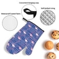 thumbnail image 3 of Fotbe Flamingo for 4Pcs Oven Mitts and Pot Holders, 500℉ Heat Resistant Oven Mitts , Non-Slip Silicone Surface Safe for Baking, Cooking, BBQ, 3 of 6