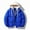 Blue, variant on FDGIU Men's Puffer Jacket - Stand Collar Winter Thickened Quilted Parka, Warm Lightweight Cold Weather Coat, Multiple Colors