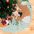 thumbnail image 5 of FMSHPON Cute FoxMom Xmas Christmas Tree Skirt Stand Mat for Holiday Party Decoration Indoor Outdoor 36 inches, 5 of 6