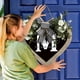thumbnail image 3 of Guirnalda de 26 letras en forma de corazón con el apellido A Z para colgar en la puerta de entrada Guirnalda de primavera para colgar en la puerta de entrada, 3 of 3