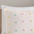 thumbnail image 3 of Gracie Mills Caius Pom Pom Quilt Set Twin Cotton Jacquard with Pillows GRACE-11259, 3 of 4